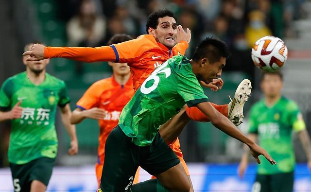 【中超】孙国文空门不进 国安0比0闷平泰山四轮不胜
